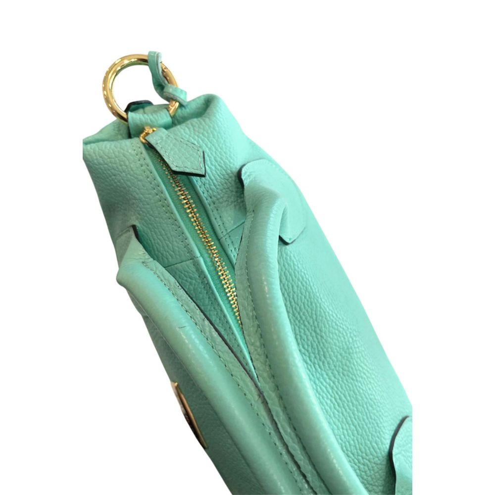 Turquoise Cowhide Handbag