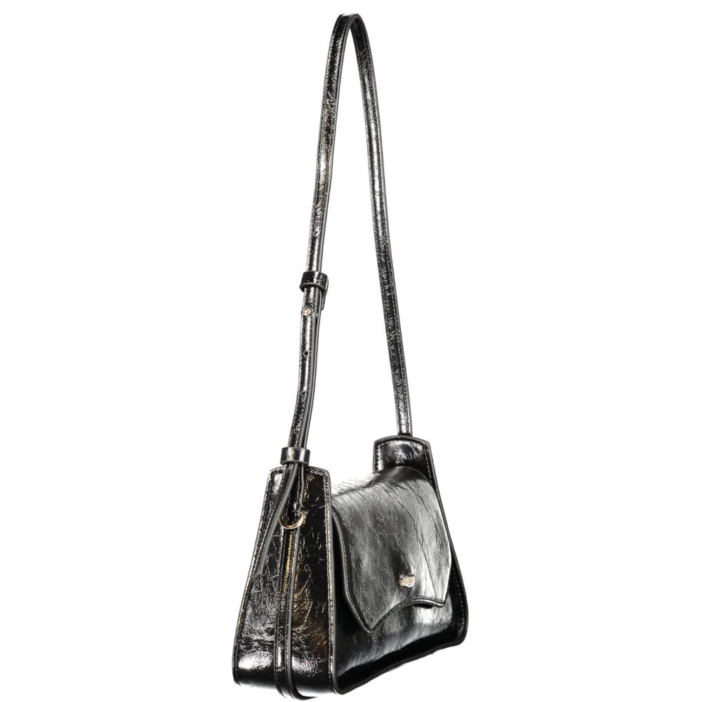 Nero Poliuretano Donna Bag