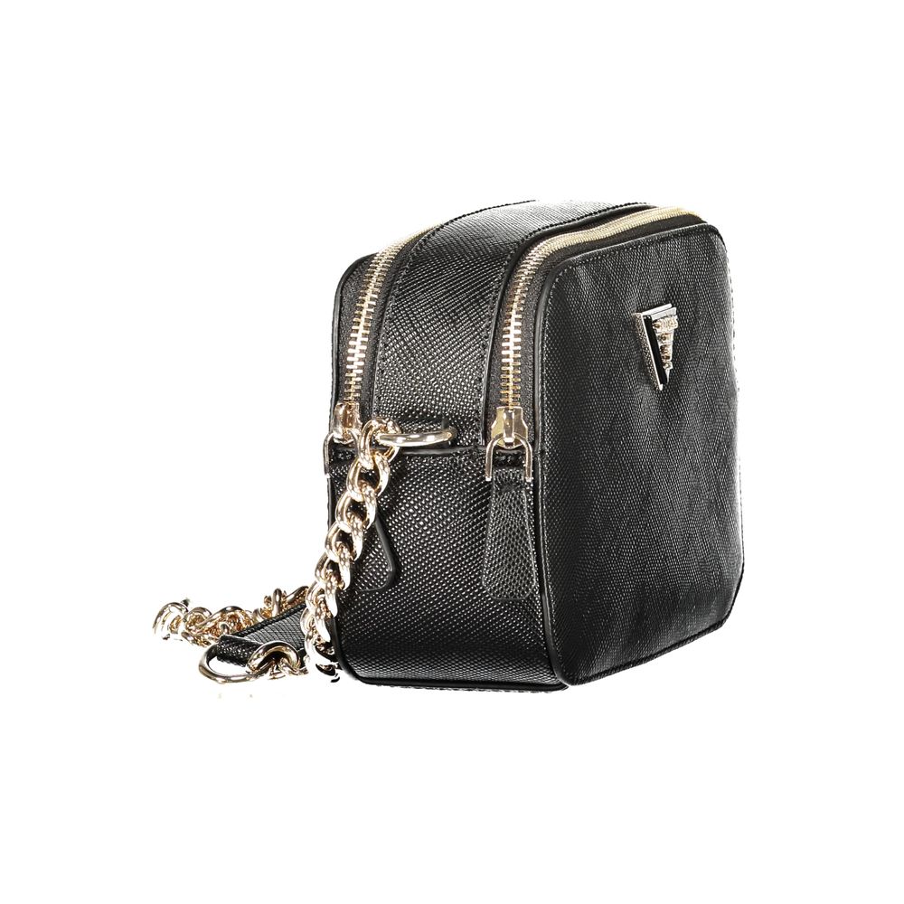 Black Polyurethane Women's Handbag