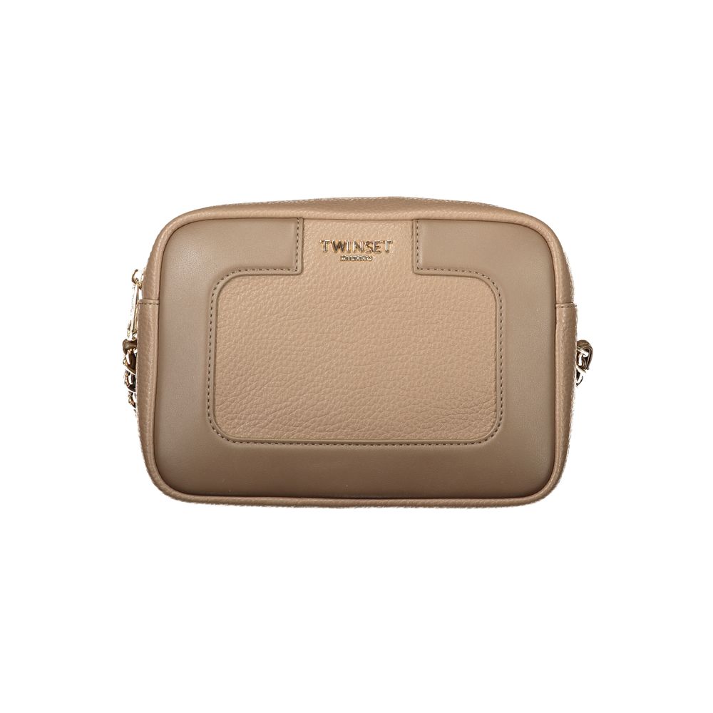 Brown Polyethylene Handbag