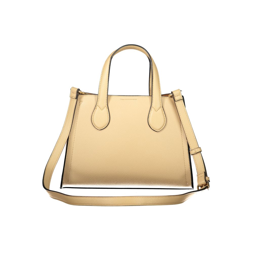 Beige Polyethylene Handbag