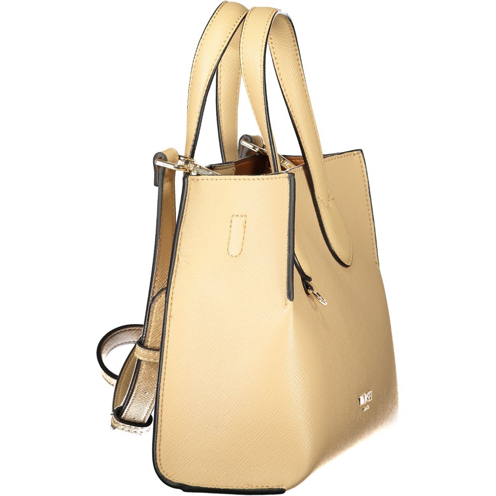 Beige Polyethylene Handbag