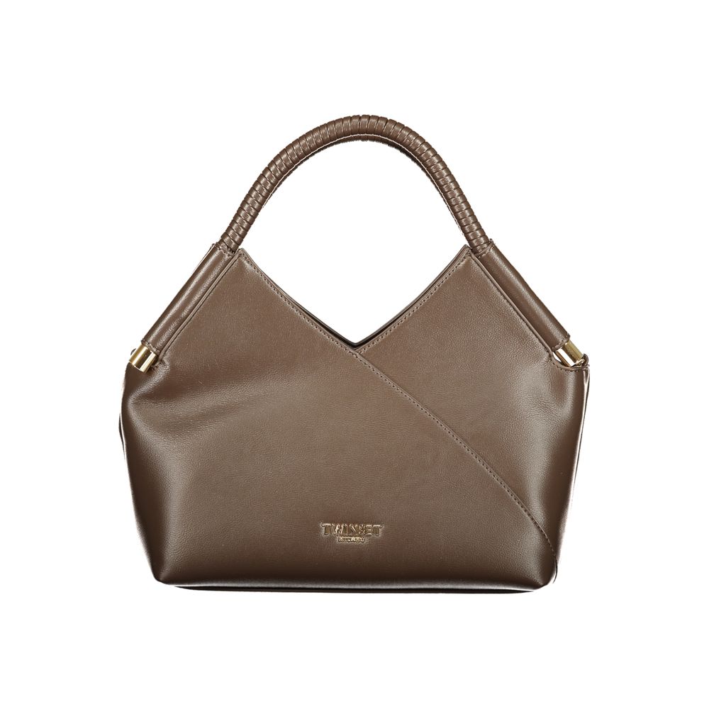 Brown Polyethylene Handbag