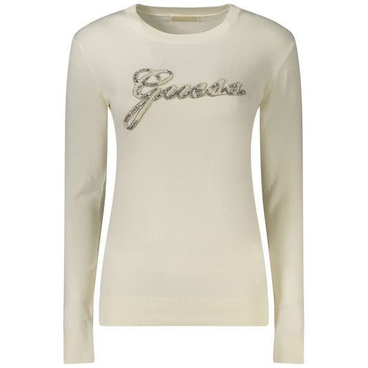 White Viscose Womens Sweater