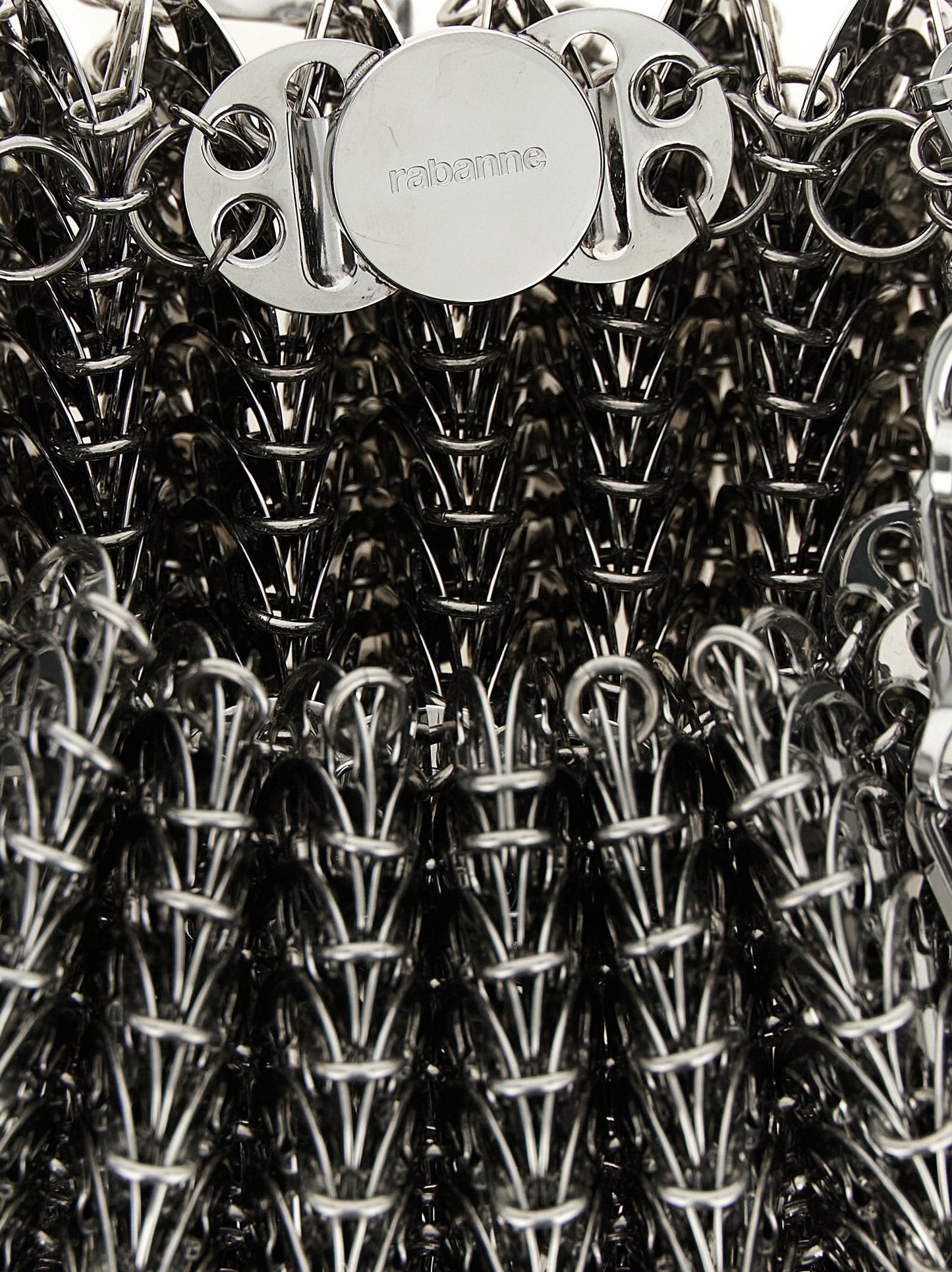 Silver Stainless Steel Shoulder Bag