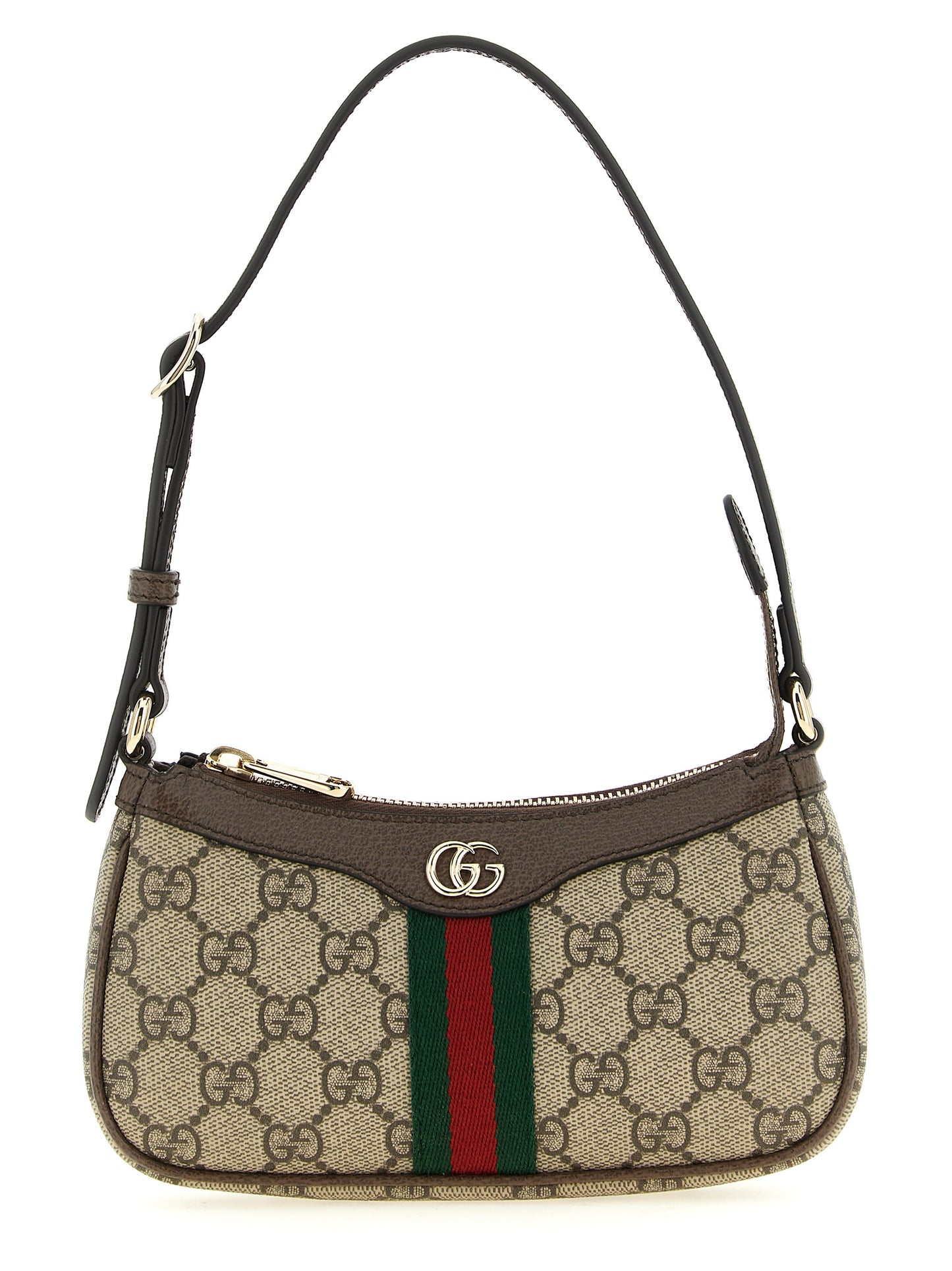 Beige Polyethylene Crossbody Bag
