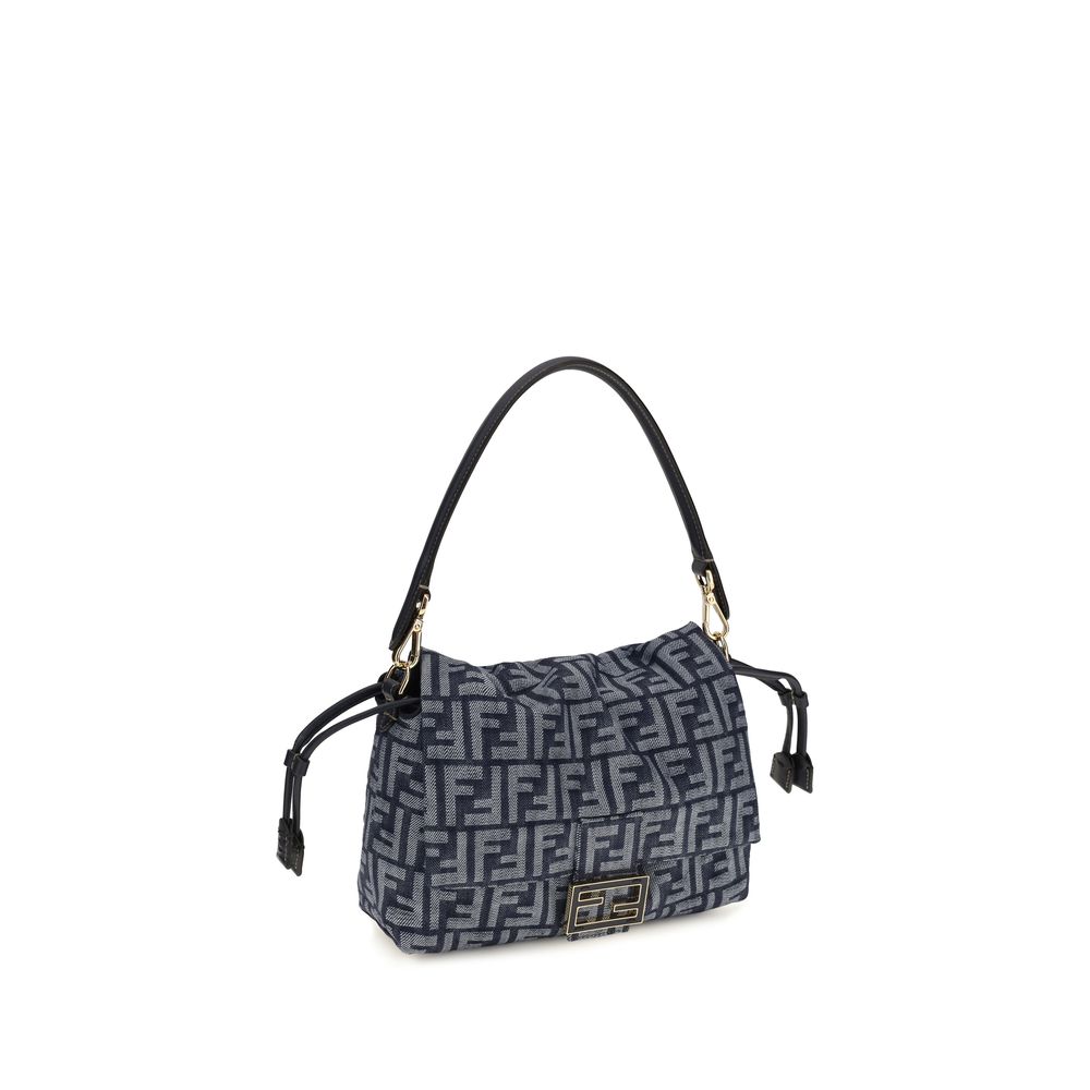 Blue Cotton Shoulder Bag