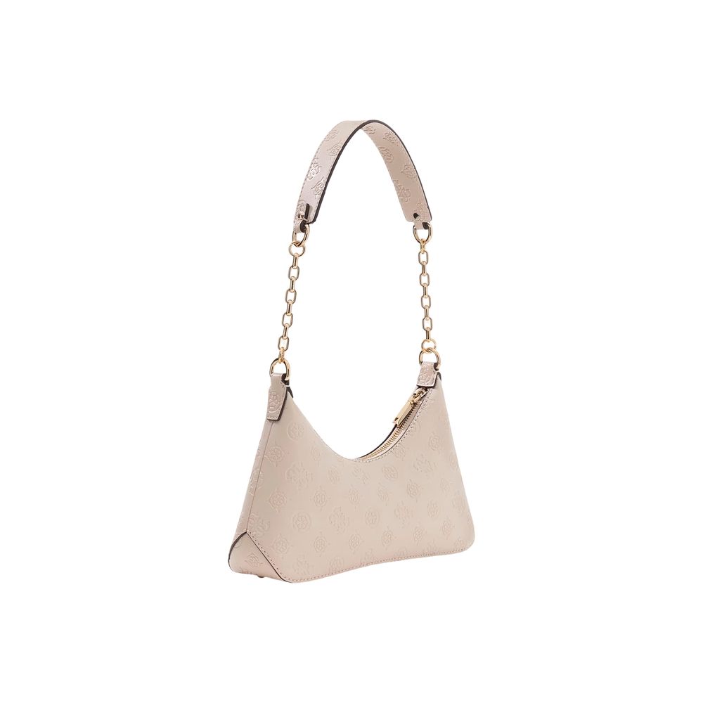 Beige Polyethylene Handbag