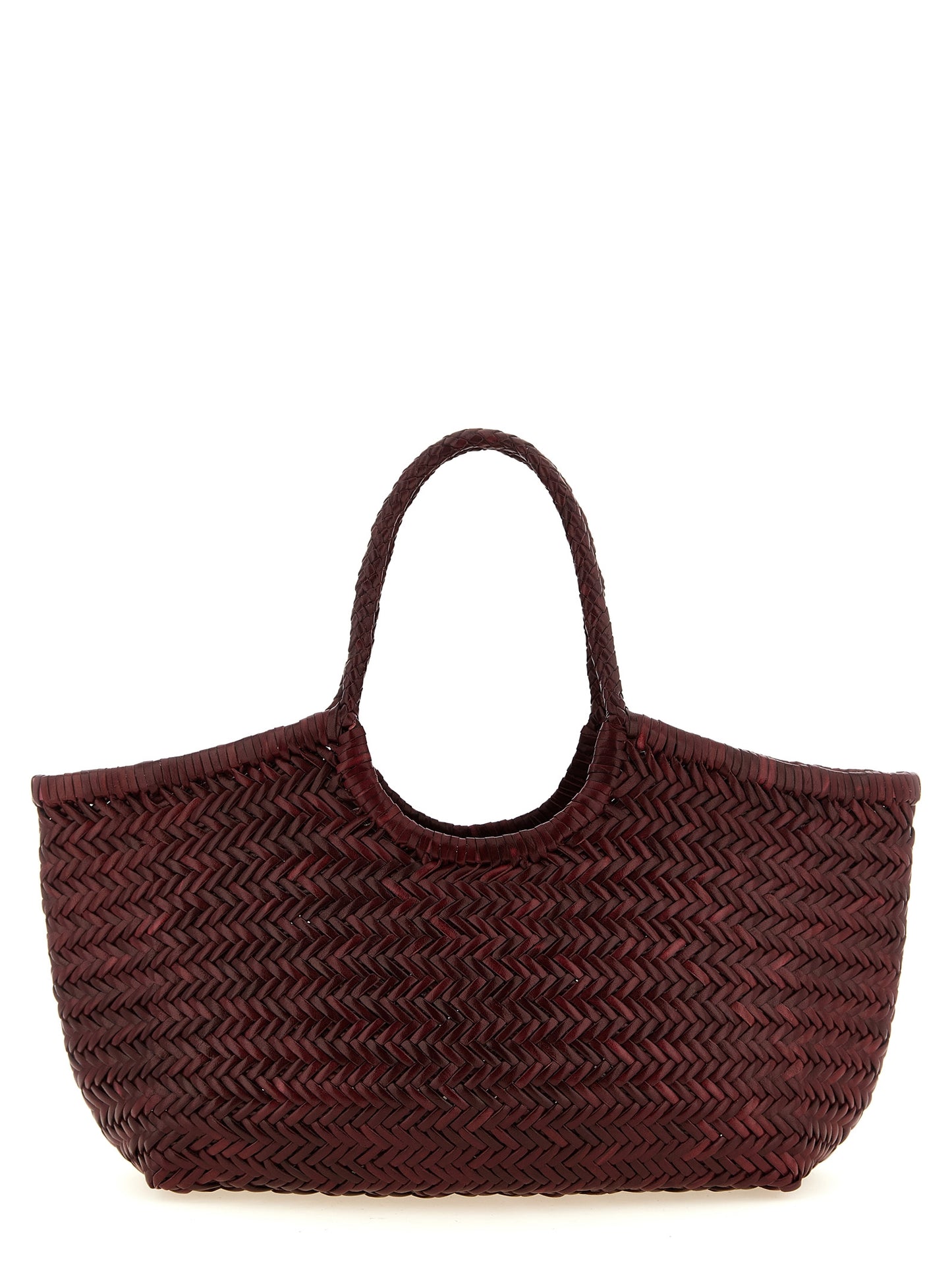 Bordeaux Cowhide Shoulder Bag