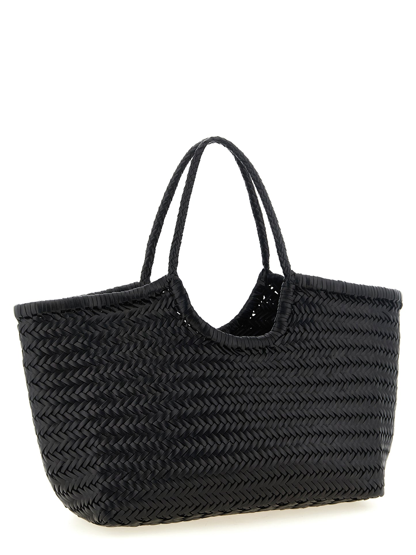 Black Cowhide Shoulder Bag