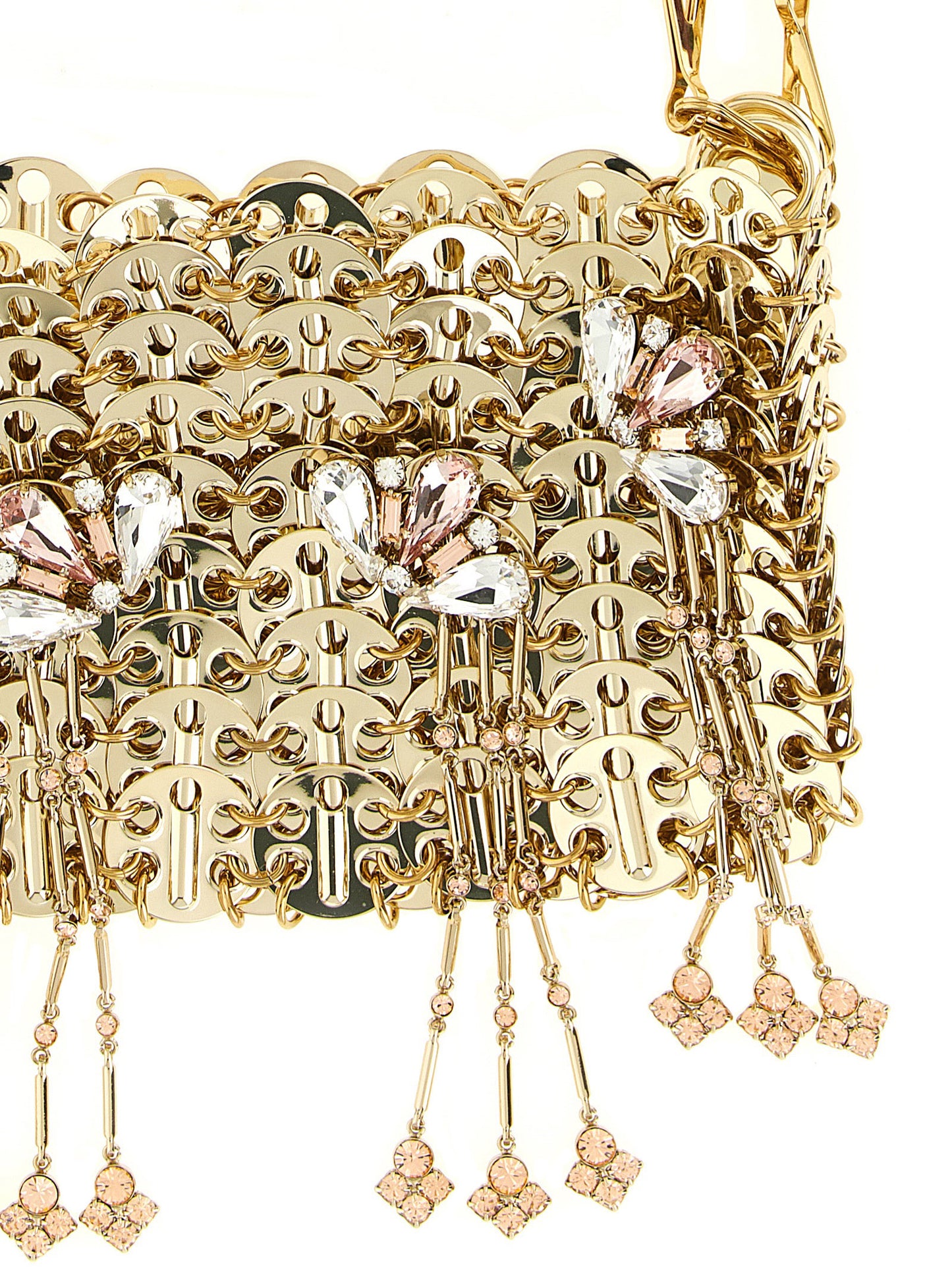 Gold Stainless Steel Shoulder Bag