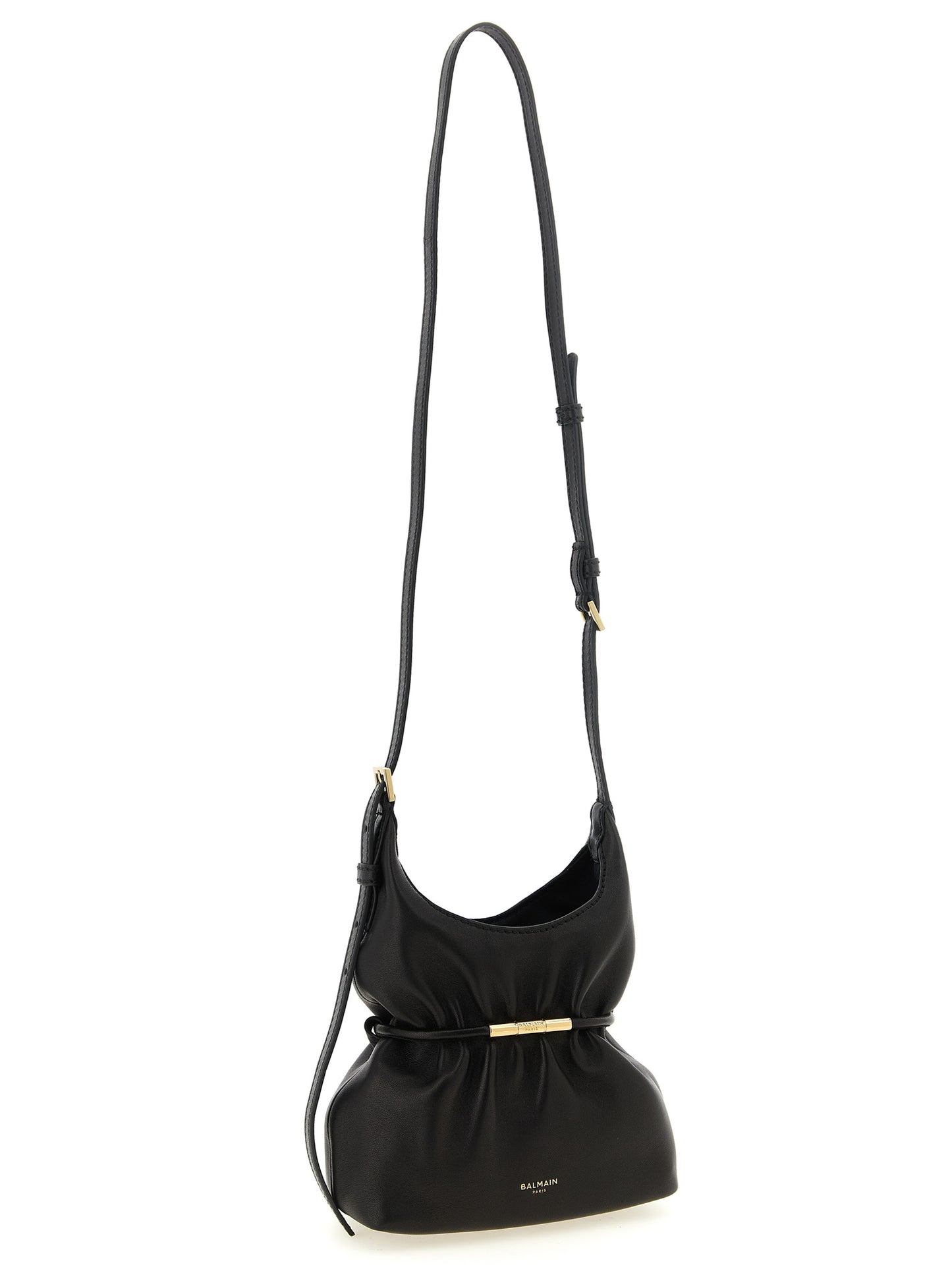 Black Lamb Leather Handbag
