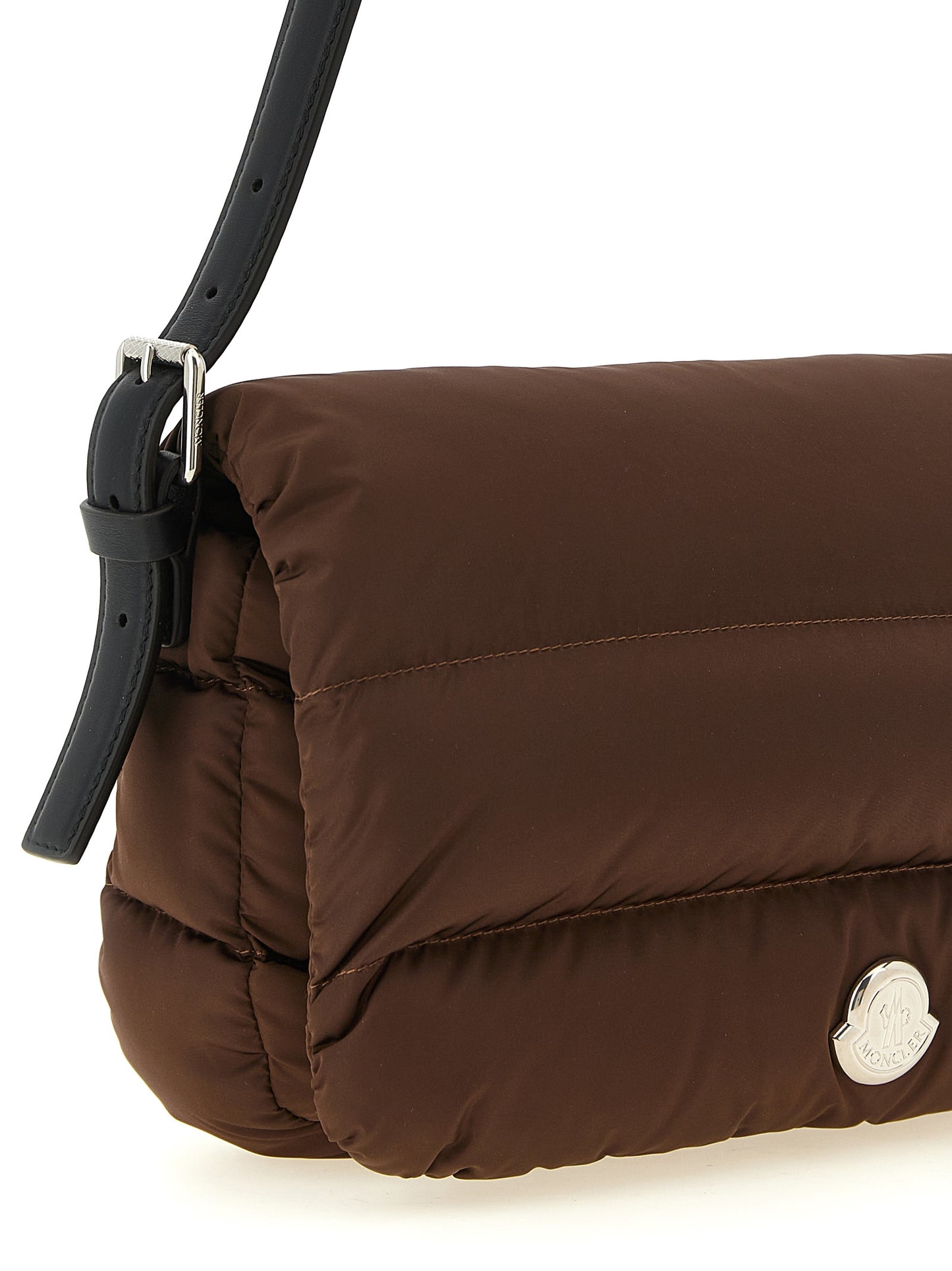 Brown Polyamide Shoulder Bag