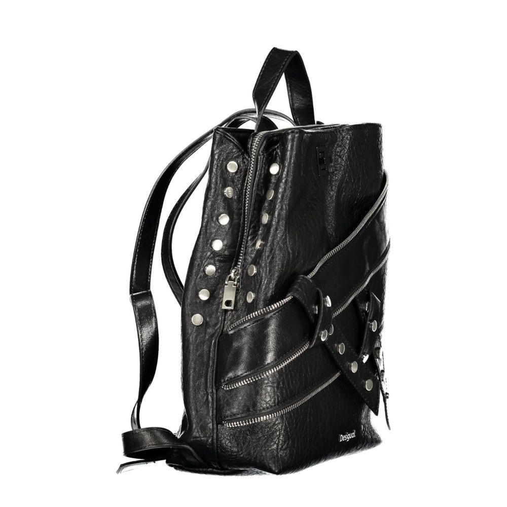 Black Polyethylene Backpack
