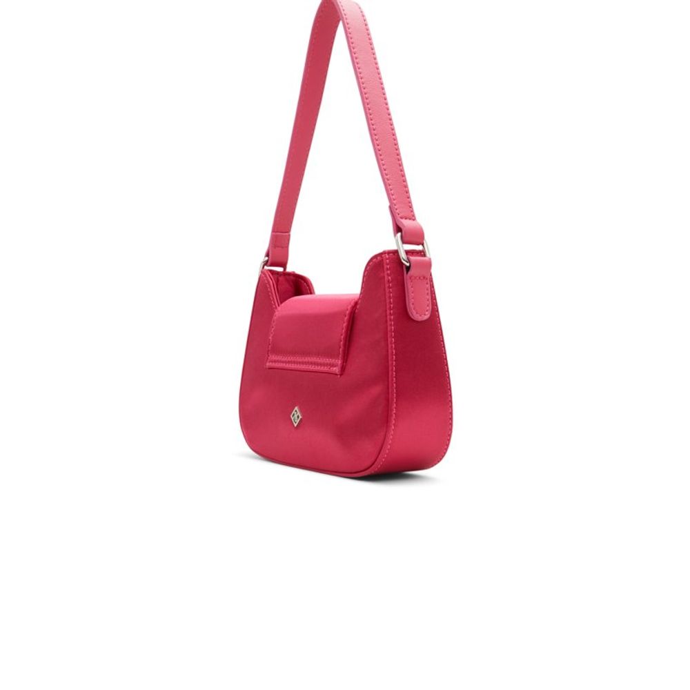 Pink Polyester Handbag