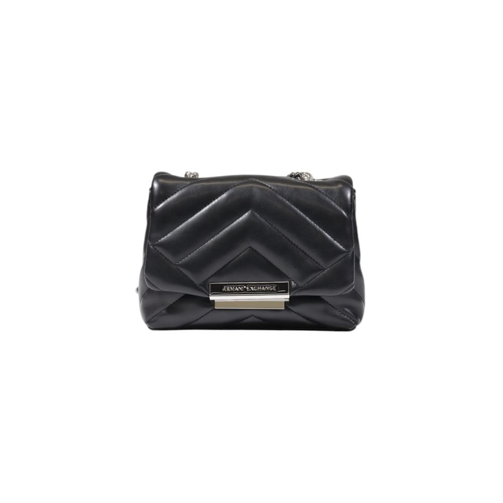 Black Polyester Handbag