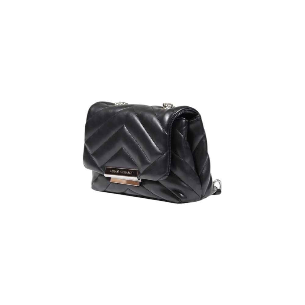 Black Polyester Handbag