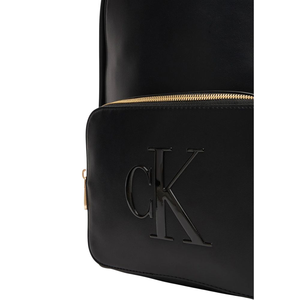 Black Polyethylene Backpack