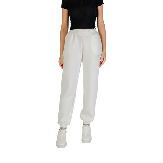 Beige Viscose Joggers (Workout Pants)