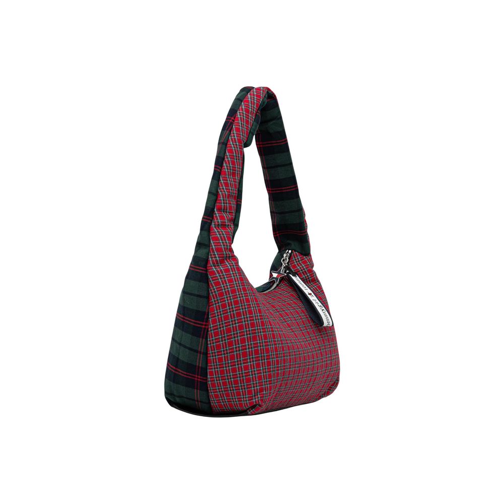 Bicolor Cotton Handbag