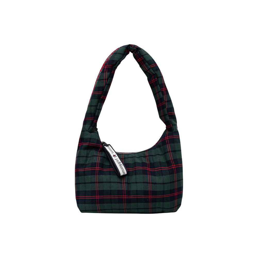 Bicolor Cotton Handbag