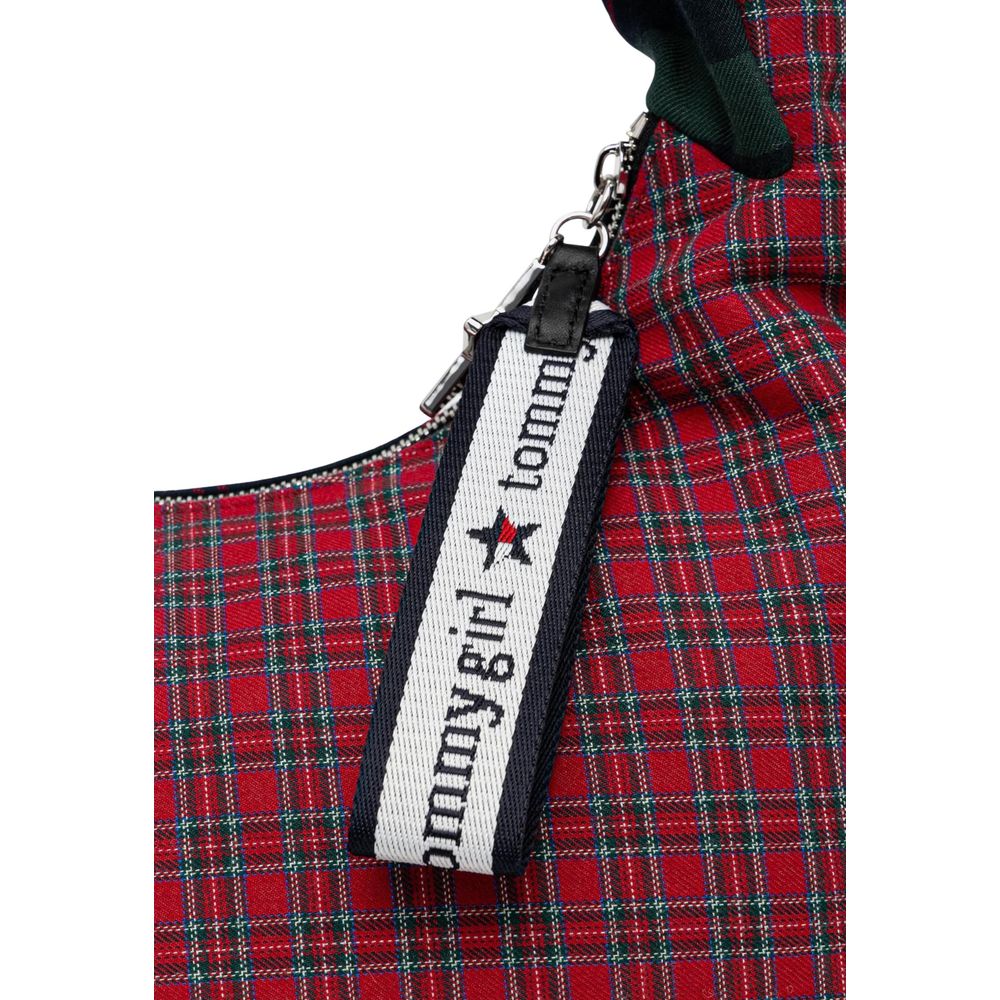 Bicolor Cotton Handbag