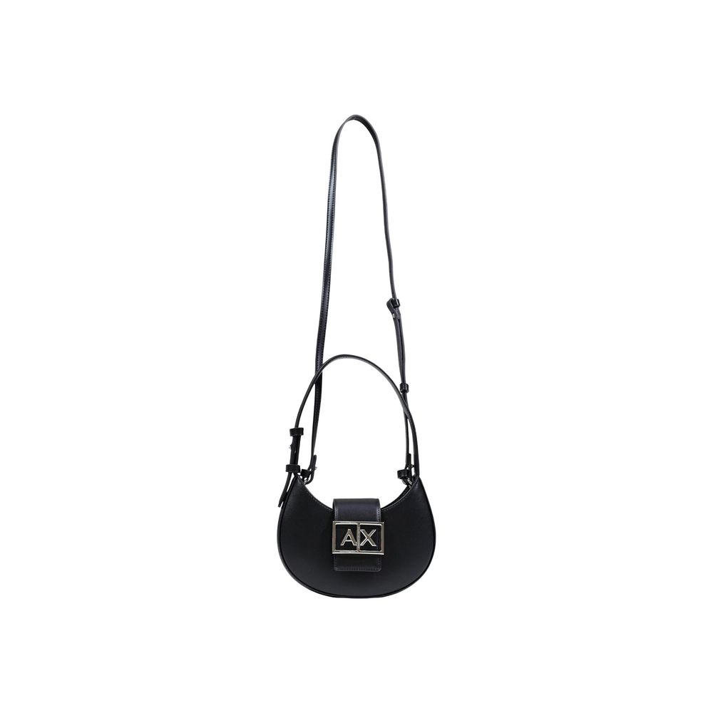 Black Polyester Handbag