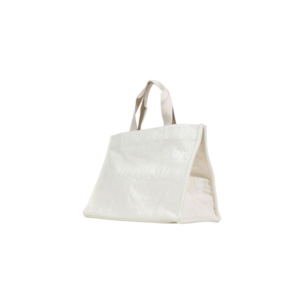 Beige Polyester Handbag