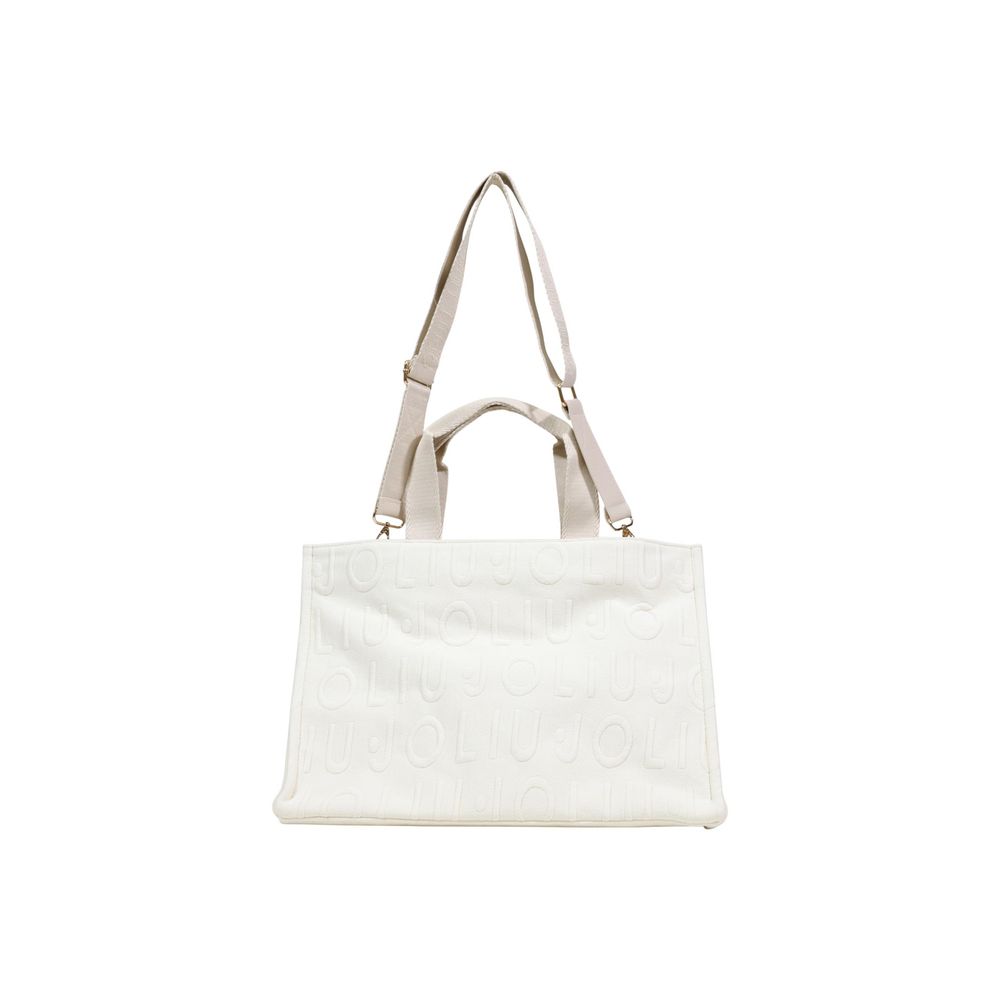 Beige Polyester Handbag