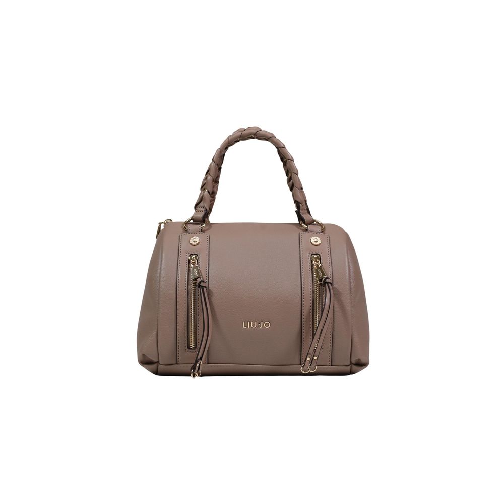 Beige Polyethylene Handbag