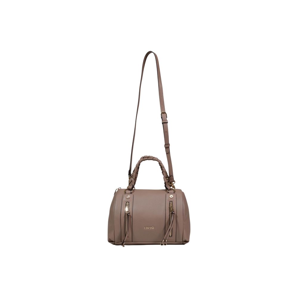 Beige Polyethylene Handbag