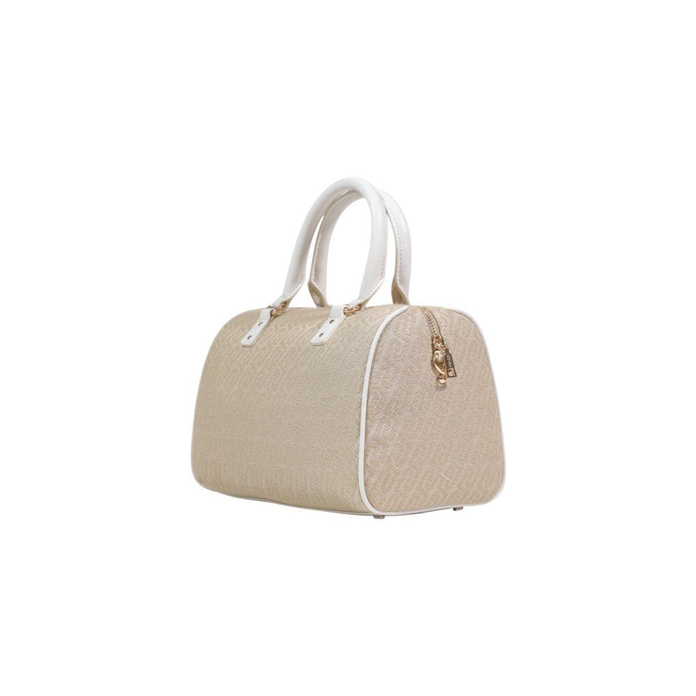 Beige Polyester Handbag