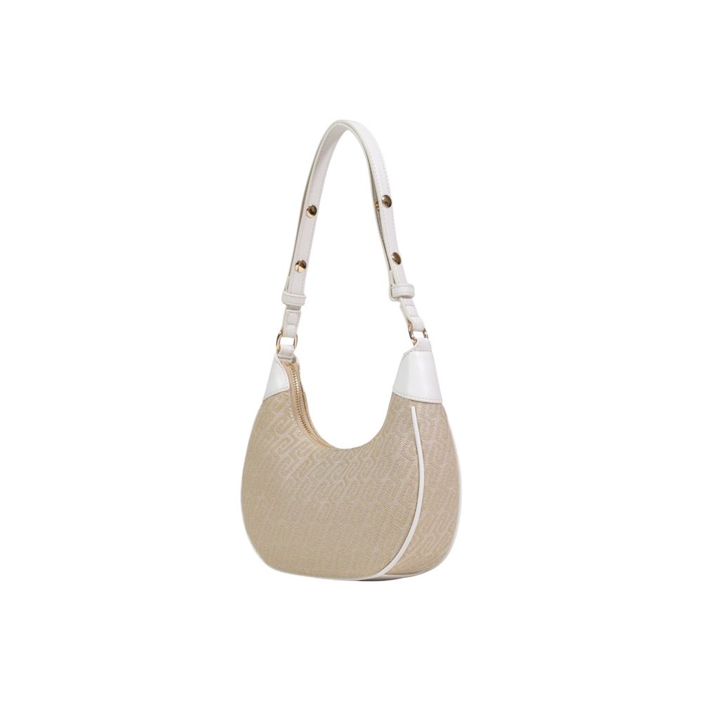 Beige Polyester Handbag