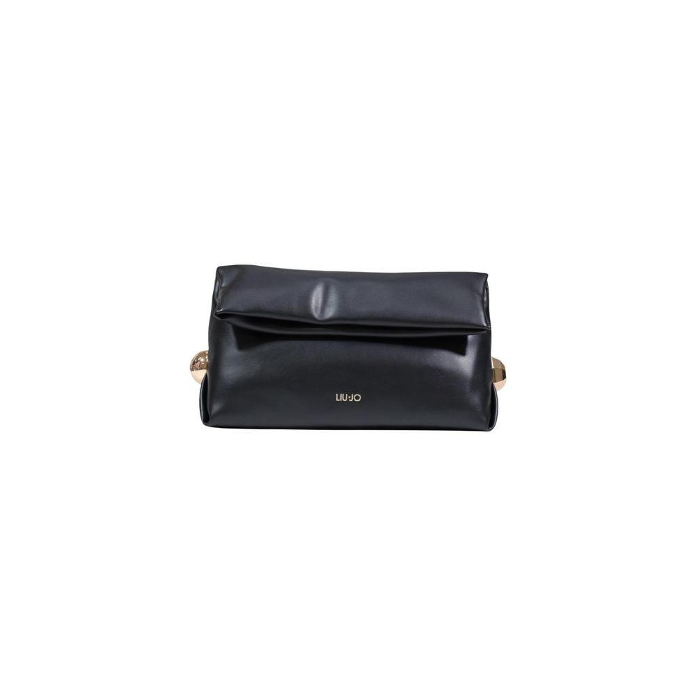 Black Polyethylene Clutch Bag