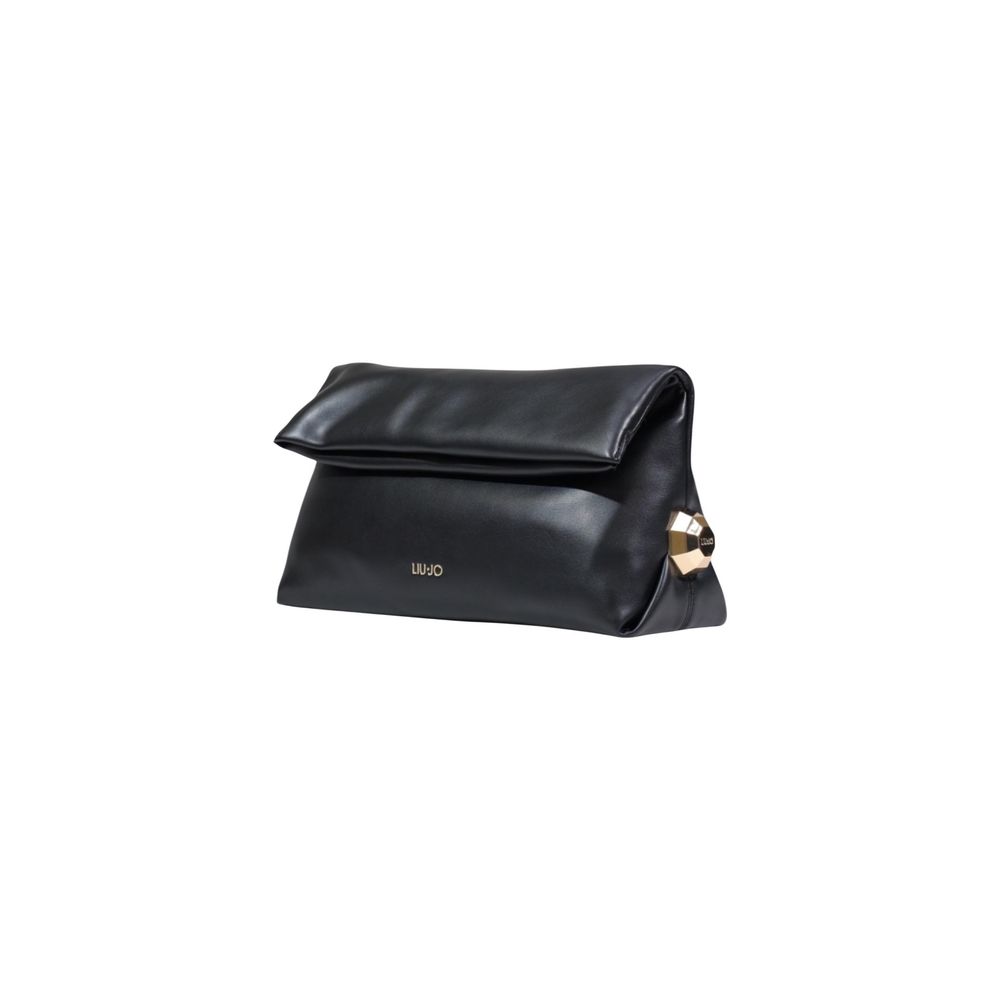 Black Polyethylene Clutch Bag