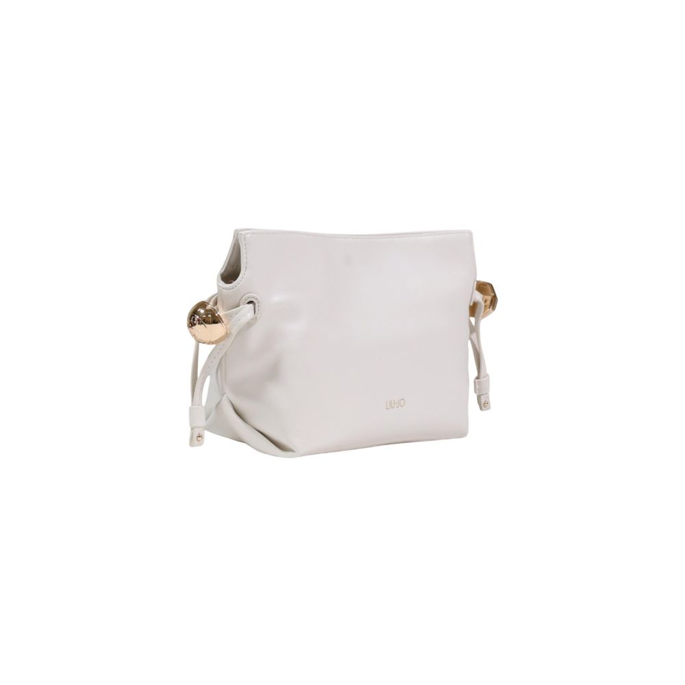 Beige Polyethylene Handbag