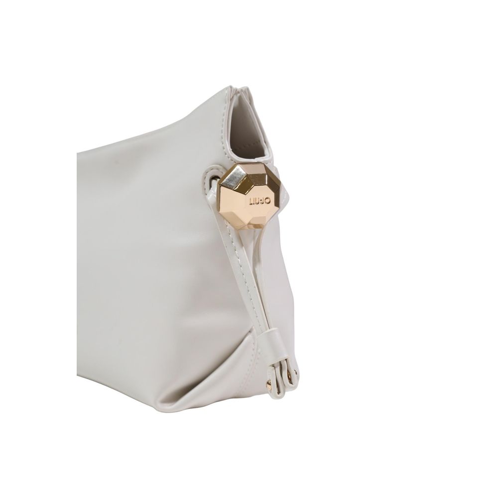 Beige Polyethylene Handbag