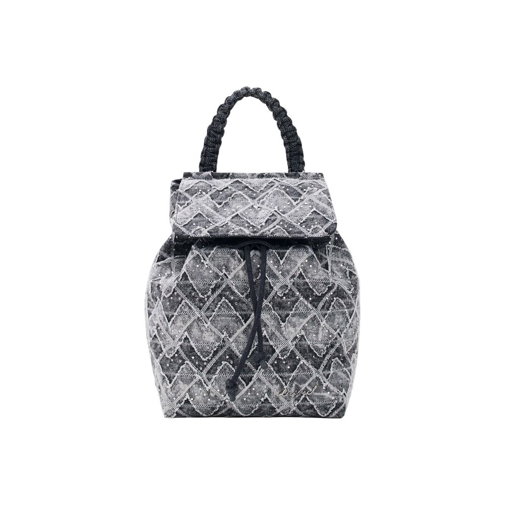 Black Polyester Backpack