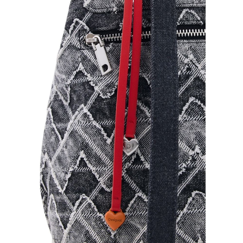 Black Polyester Backpack