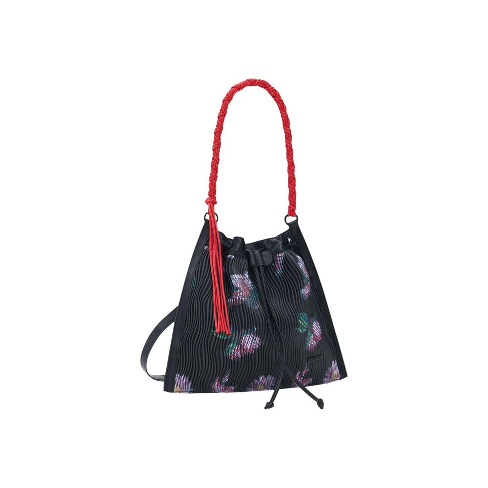 Black Polyester Backpack