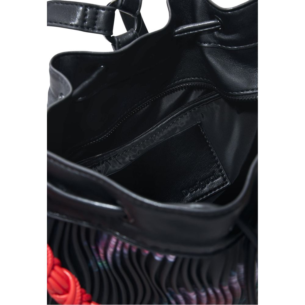 Black Polyester Backpack