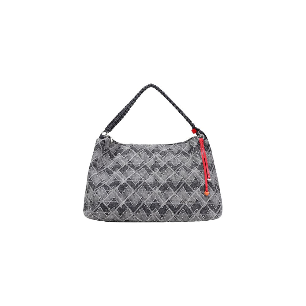 Blue Cotton Handbag
