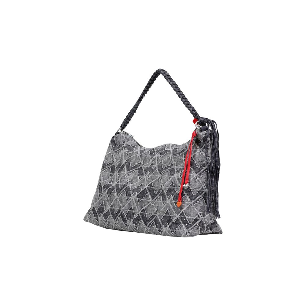 Blue Cotton Handbag