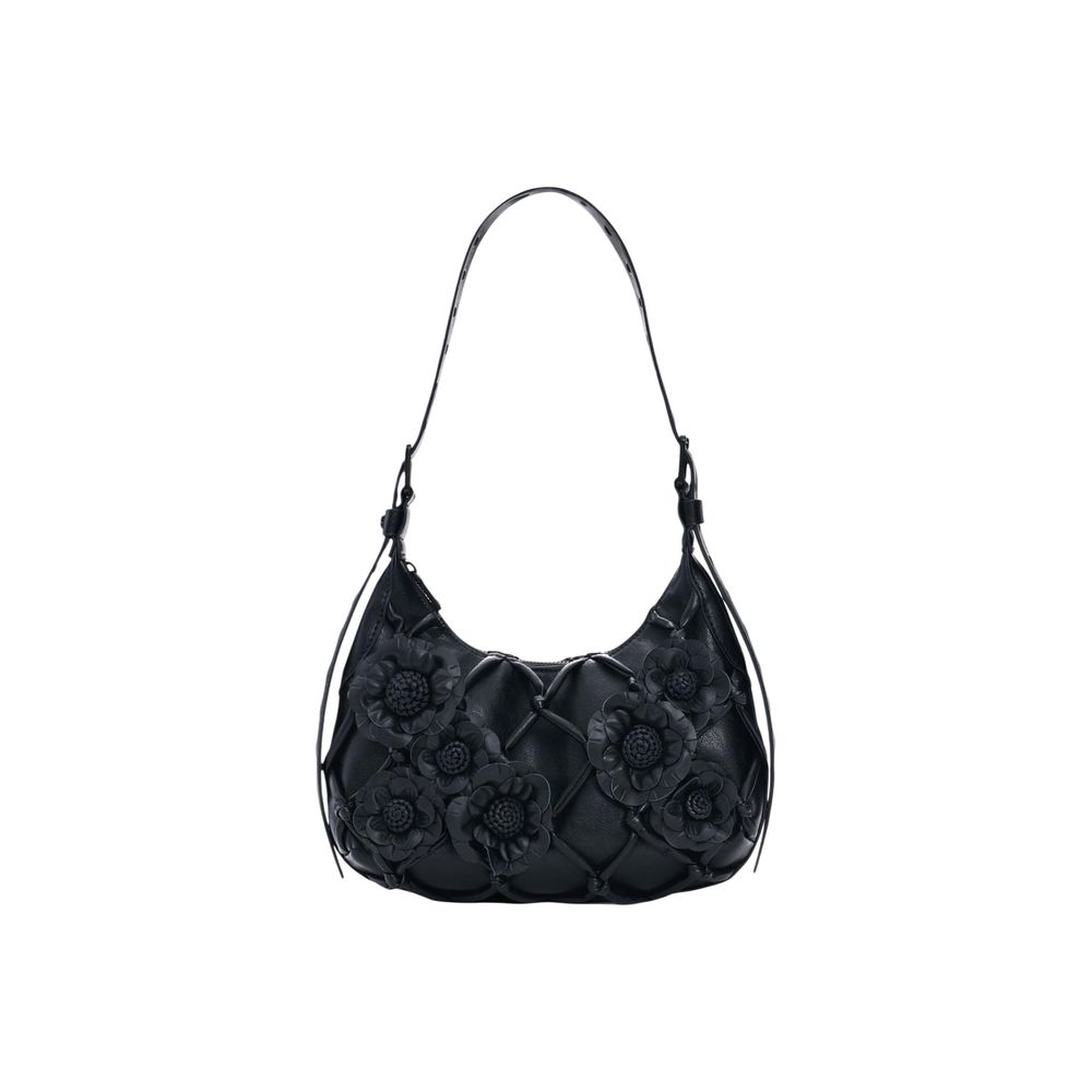 Black Cotton Handbag