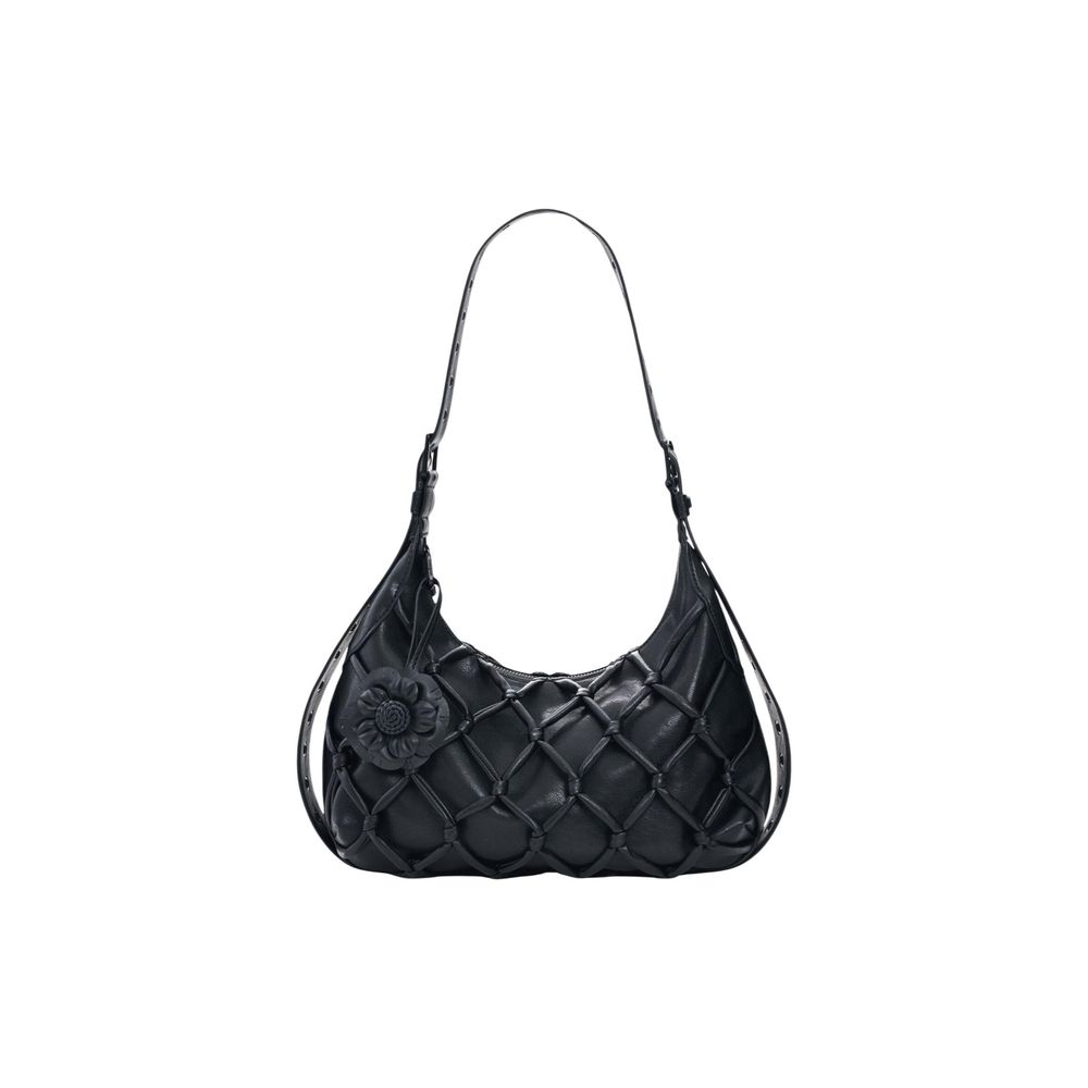 Black Cotton Handbag