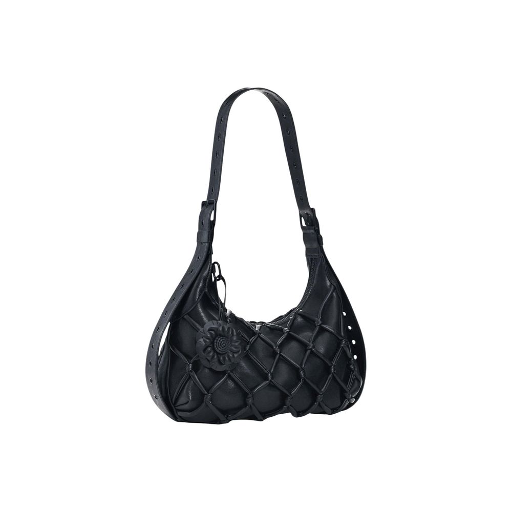 Black Cotton Handbag