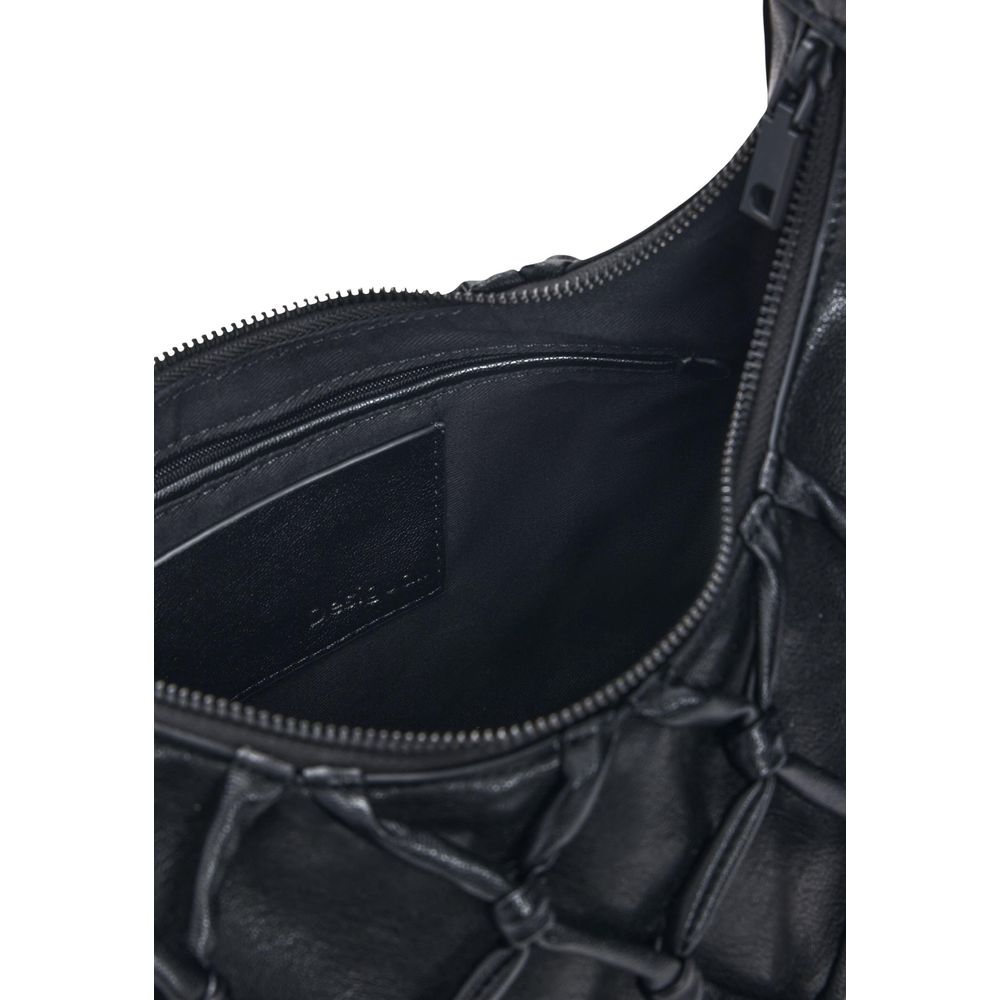 Black Cotton Handbag