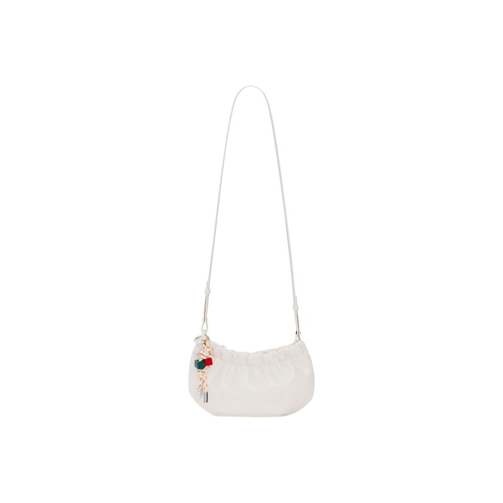 Beige Polyester Handbag