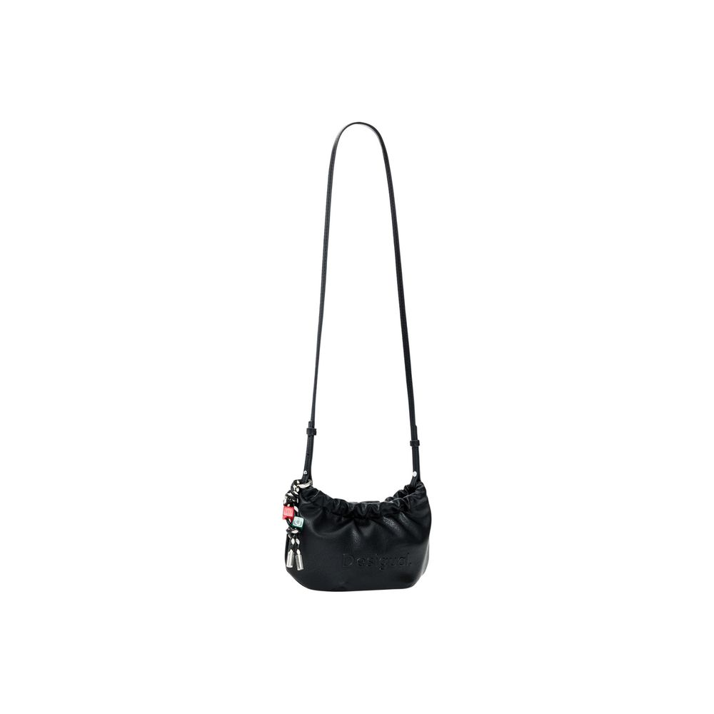 Black Polyester Handbag