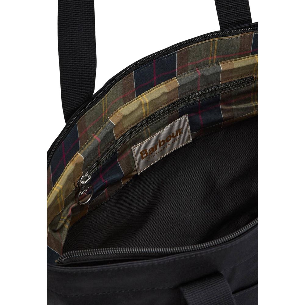 Black Cotton Handbag